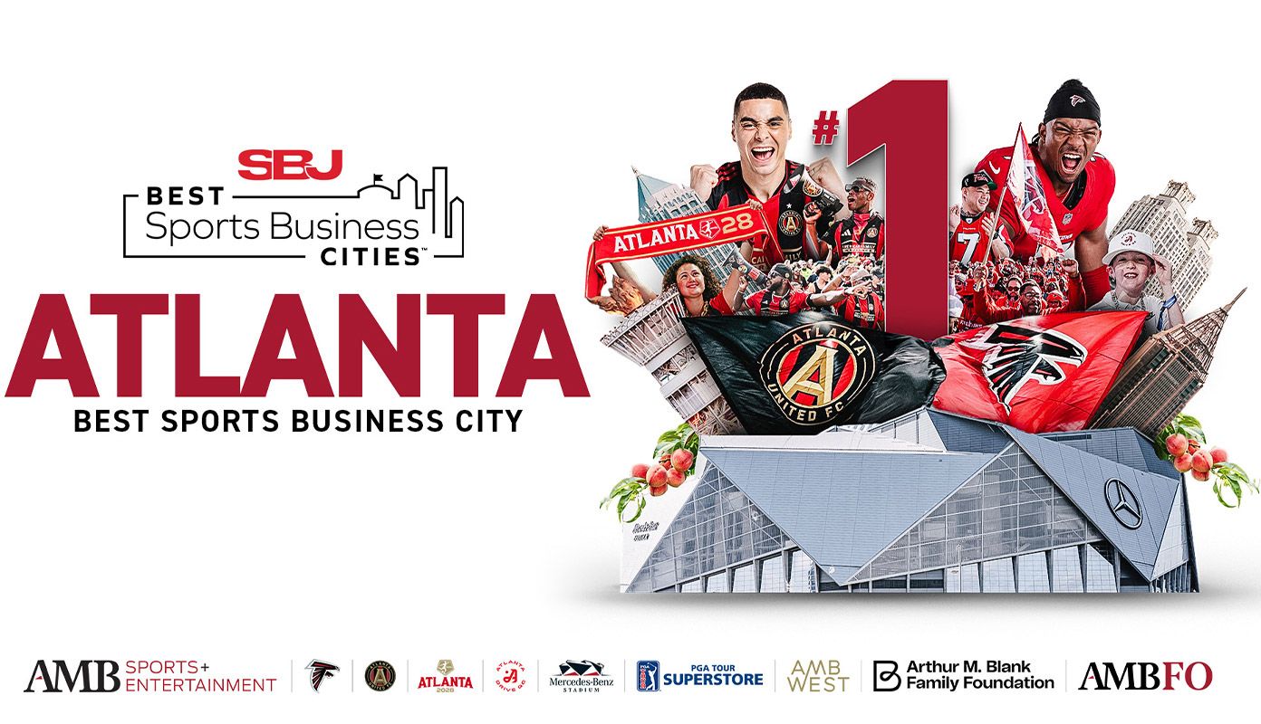 Atlanta named SBJ Best Sports Business City with Mercedes‑Benz Stadium and home team pride