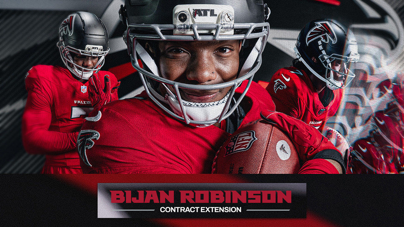 Your Atlanta Falcons and Bijan Robinson have reached an agreement for the dynamic running back to remain with the organization through the 2030 season.