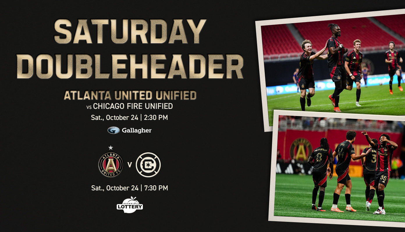 Saturday Doubleheader Atlanta United Unified vs Chicago Fire Unified