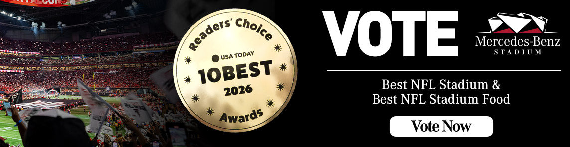 Reader's Choice Awards 2026 | Vote Mercedes-Benz Stadium for Best NFL Stadium and Best NFL Stadium Food Now
