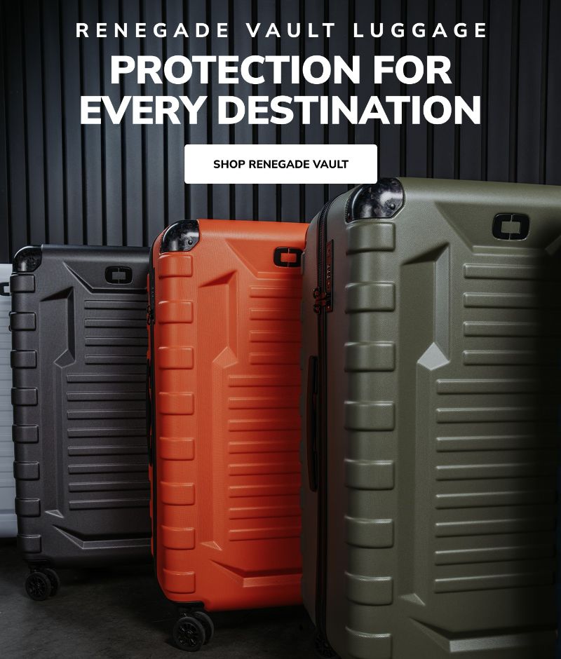 Renegade Vault Luggage in Greenwood, Koi, and Black