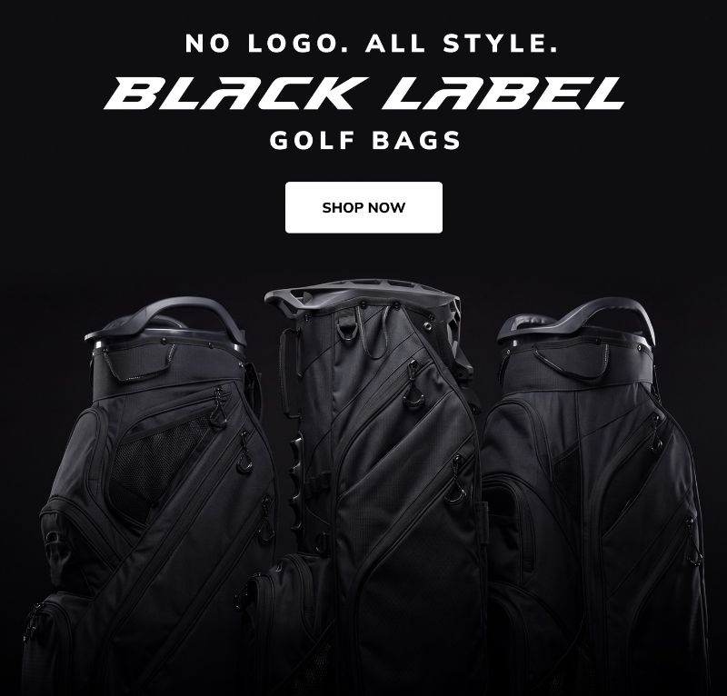 No Logo. All Style. Black Label Golf Bags.