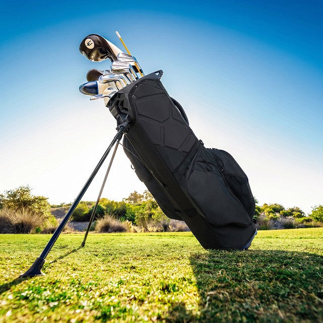Black Woode Hybrid Golf Bag
