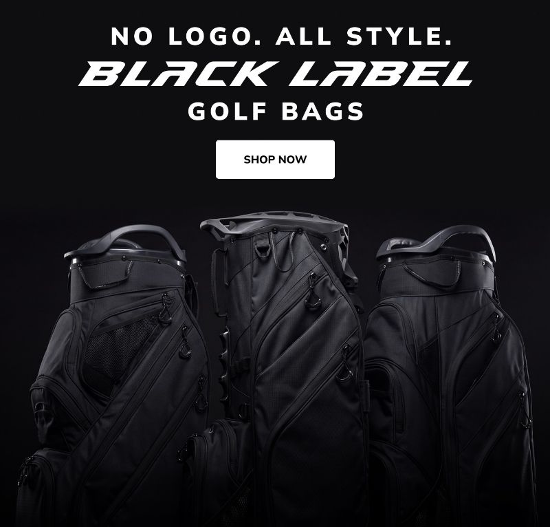 No Logo. All Style. Black Label Golf Bags.