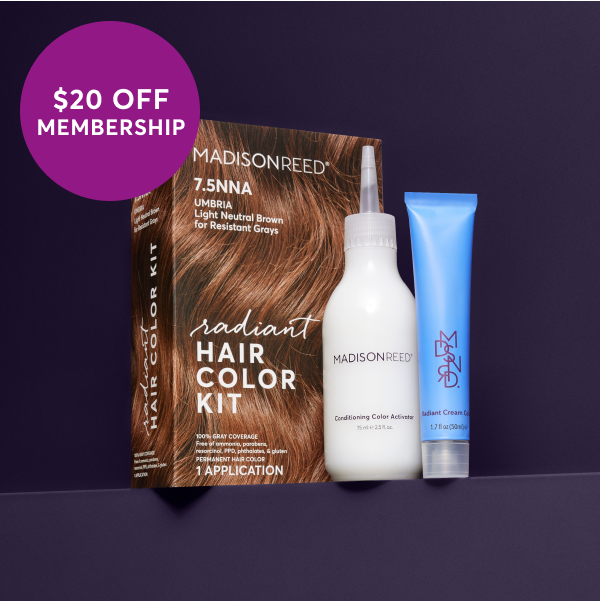 hair color kit - $20 off membership