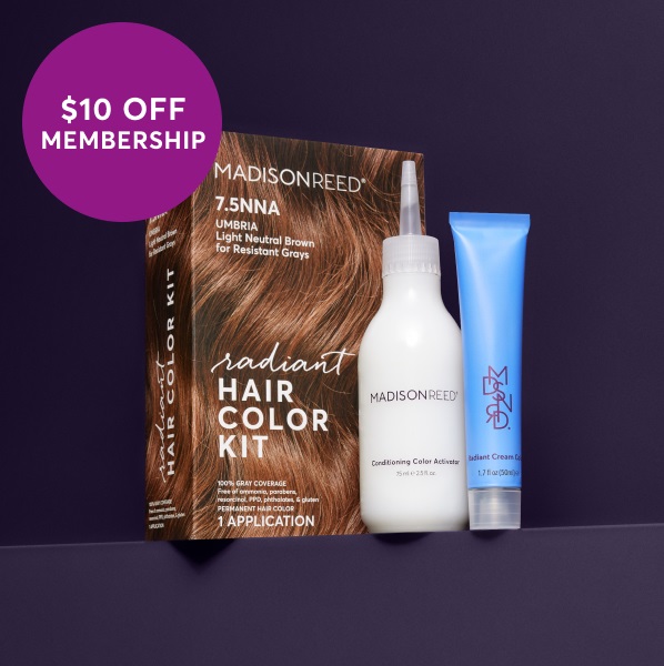 hair color kit - $10 off membership