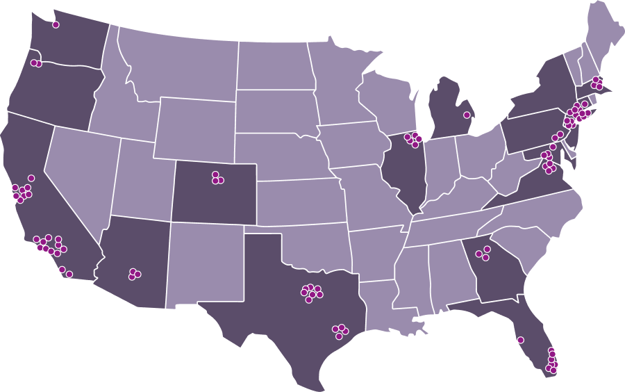 Loctions map