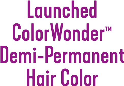 Launched ColorWonder™ Demi-Permanent Hair Color