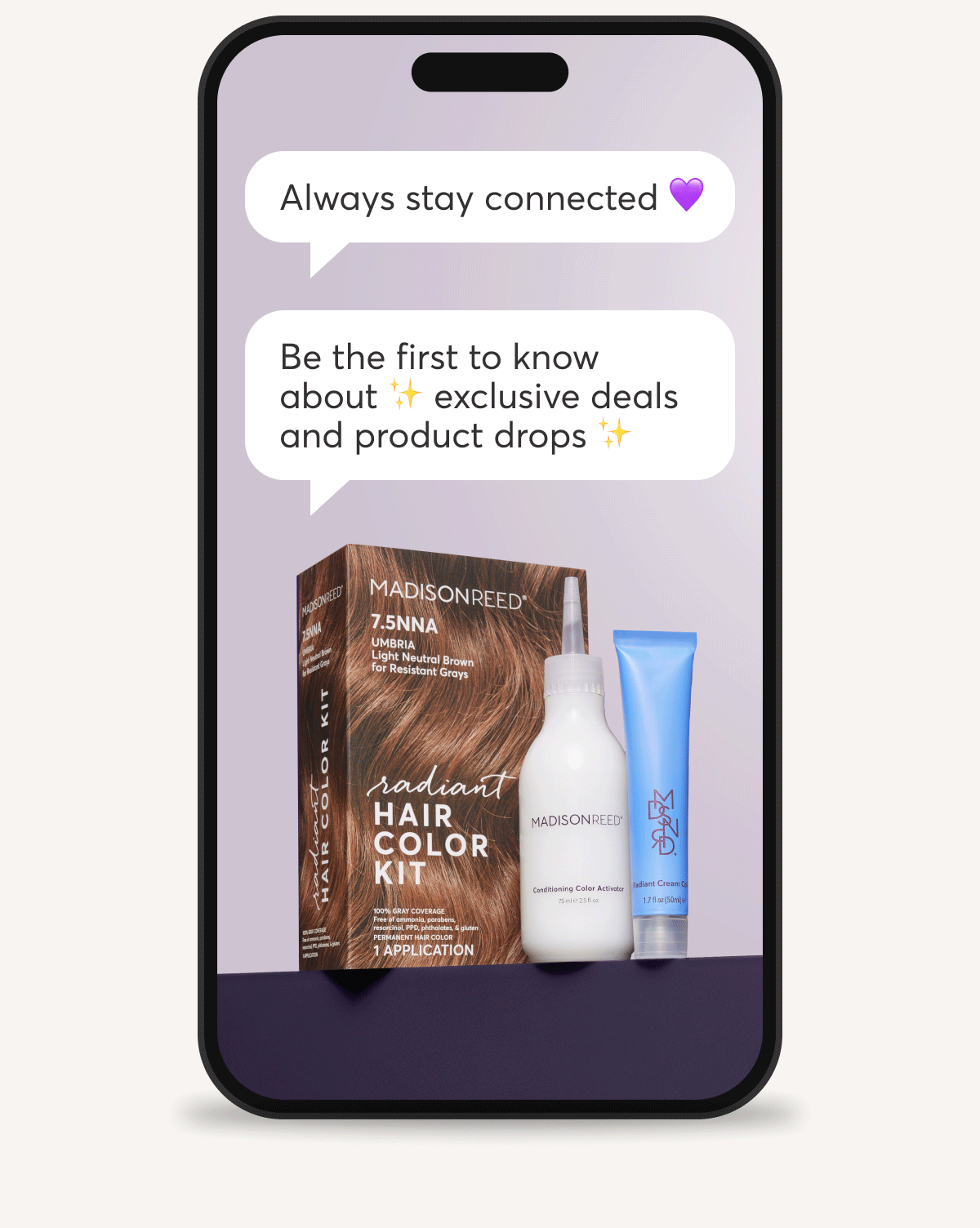 Always stay connected