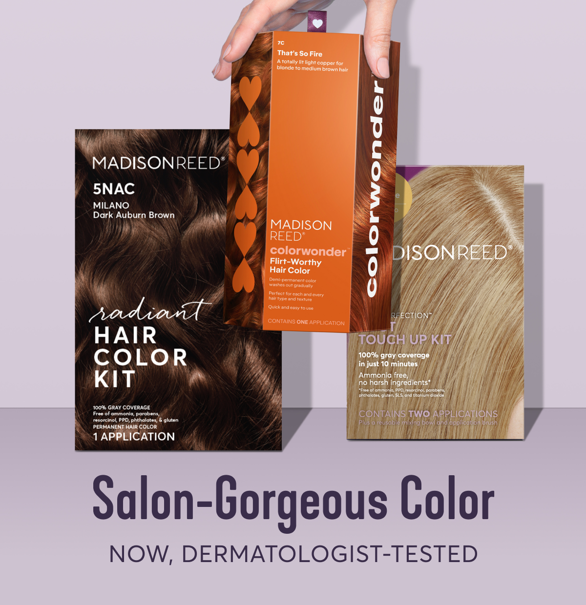 Salon-Gorgeous Color Now, Dermatologist-Tested
