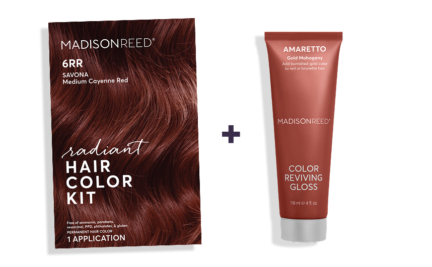 hair color kit + gloss