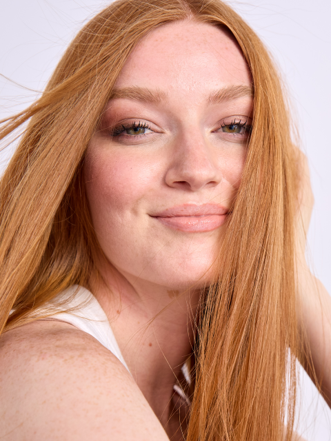 woman smiling