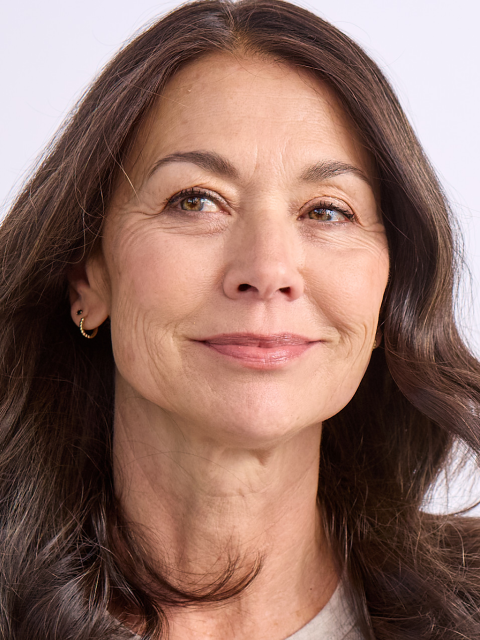 woman smiling