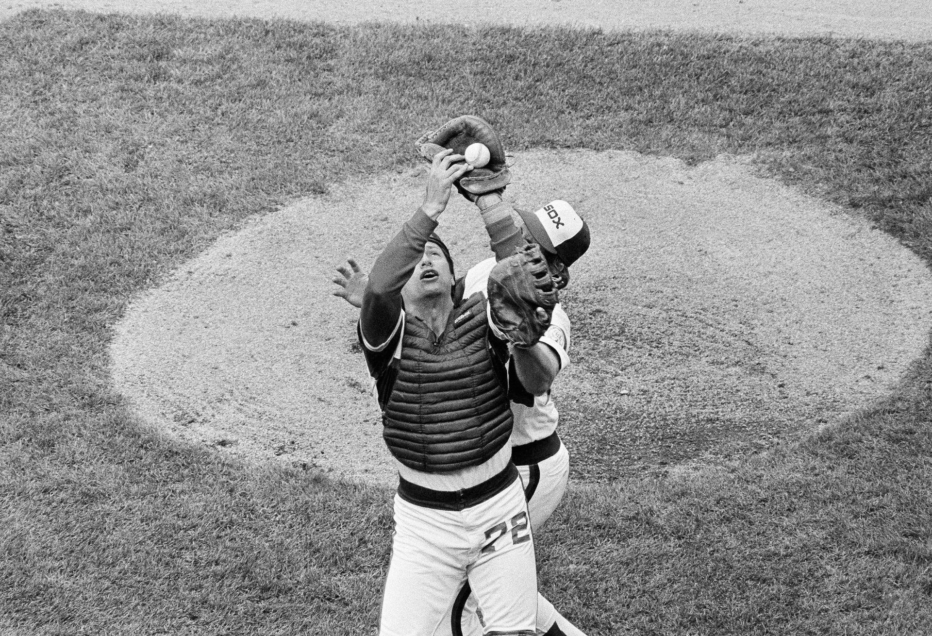 Carlton Fisk and Greg Walker
