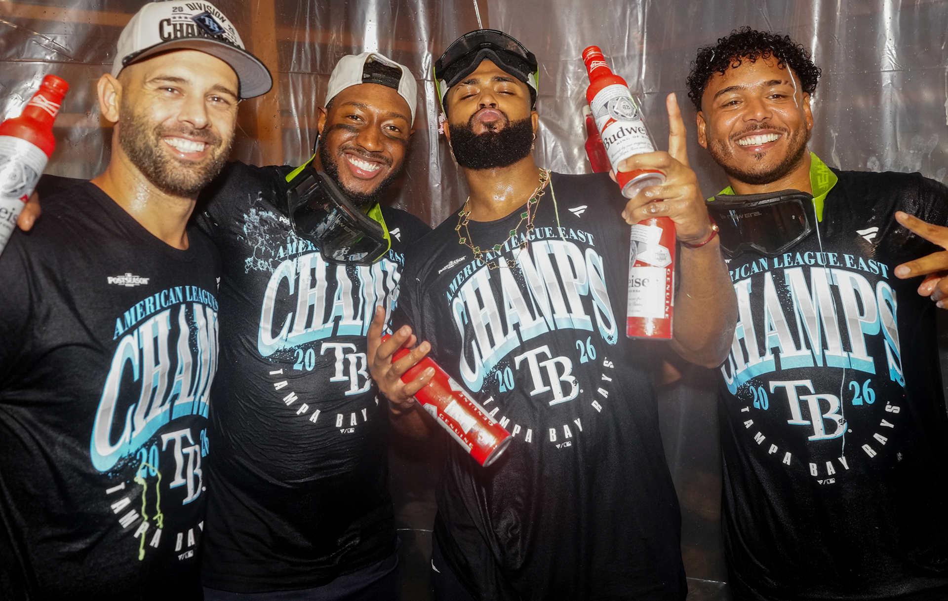 Nick Martinez, Jorge Mateo, Junior Caminero and Freddy Peralta