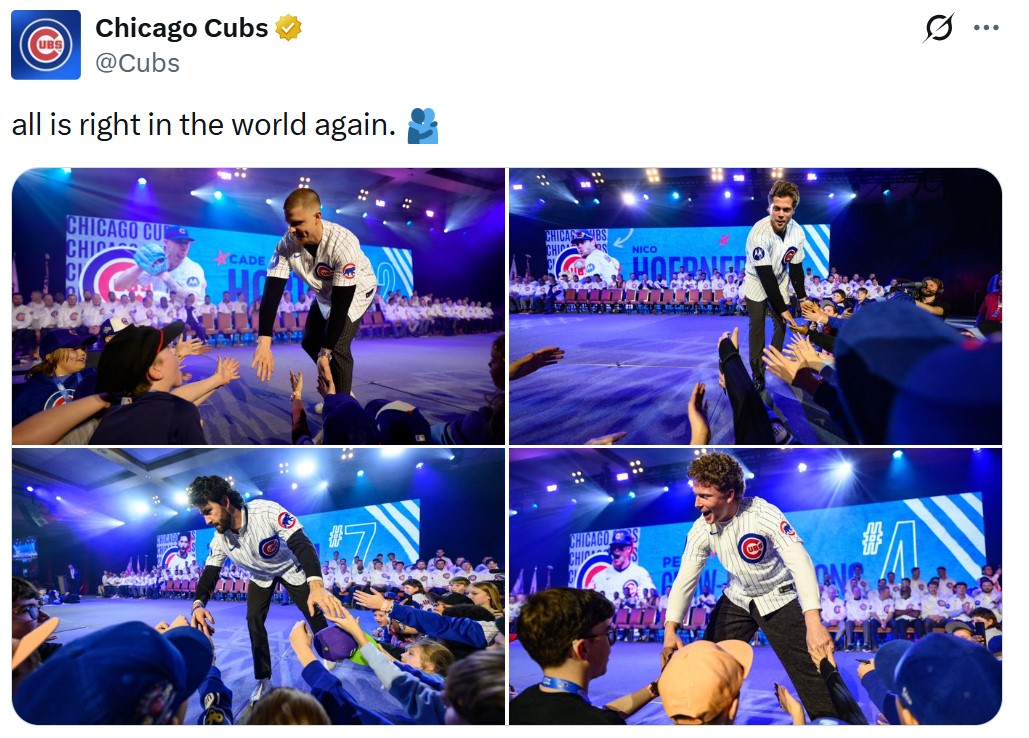 Cubs Con 2026 post