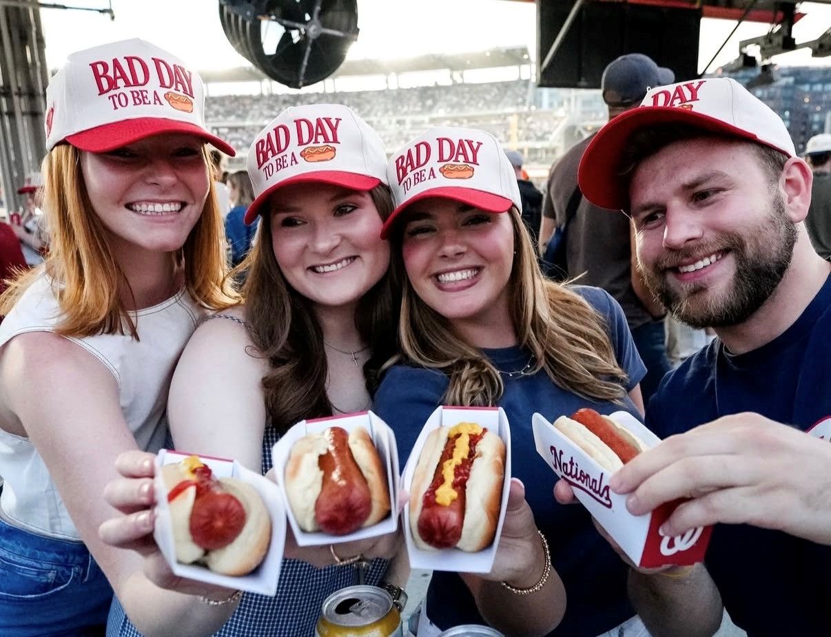 Hot dog hat giveaway