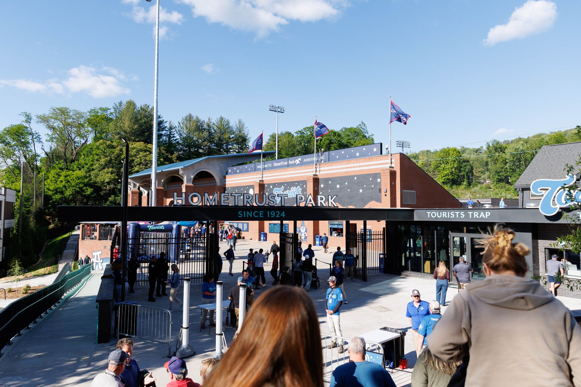 New entrance