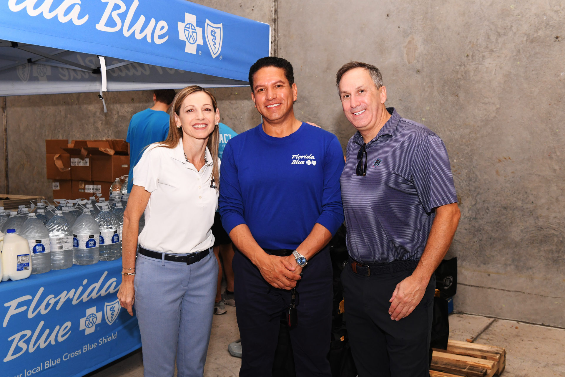 Marlins and Florida Blue food donation