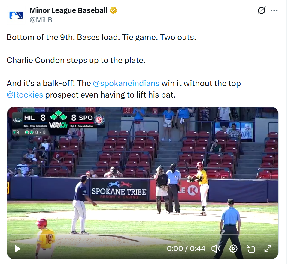 B9 walk-off