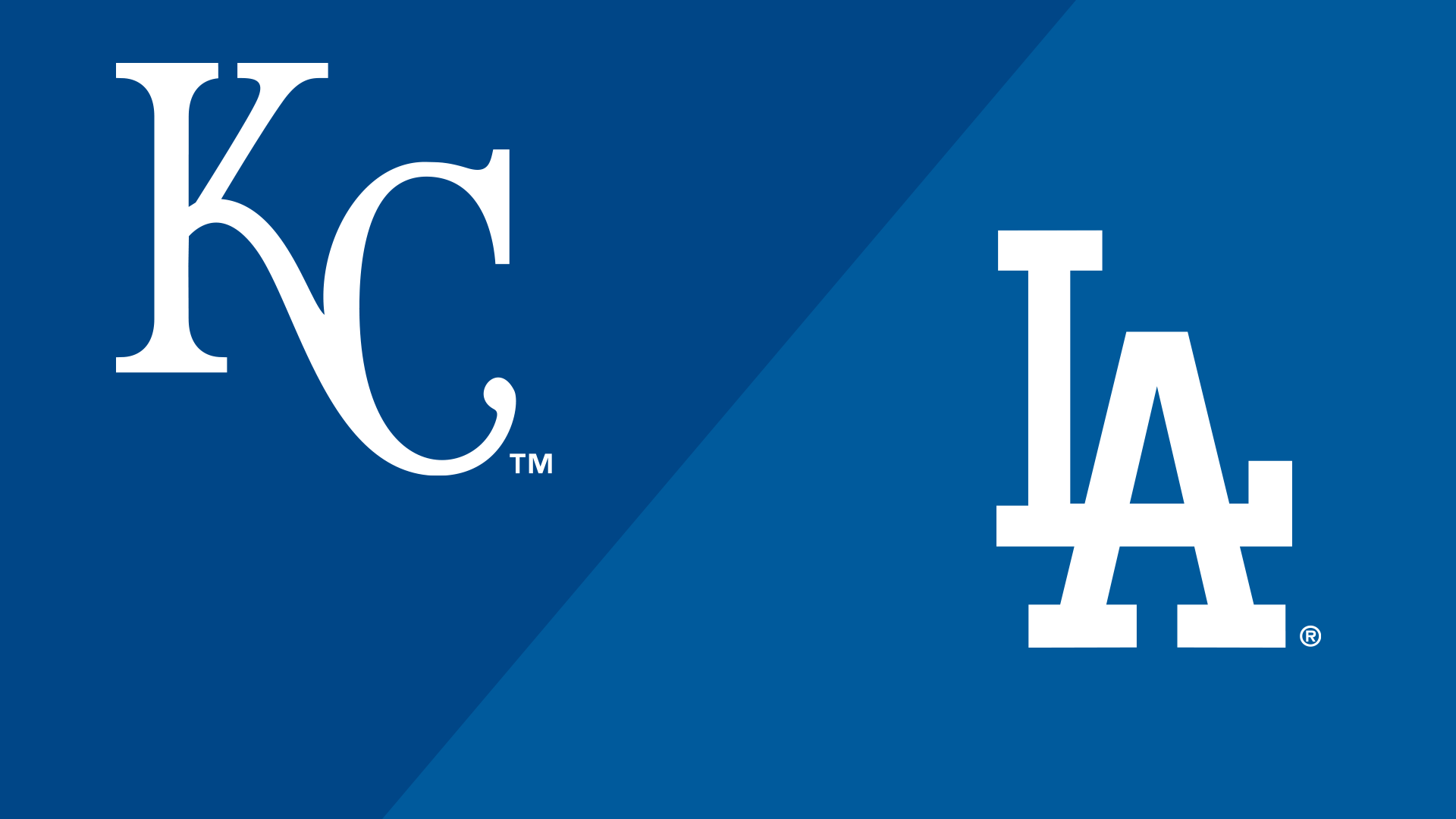 Royals at Dodgers