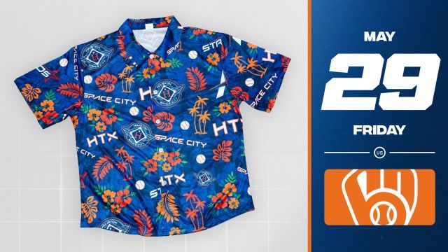 Astros' City Connect Hawaiian shirt