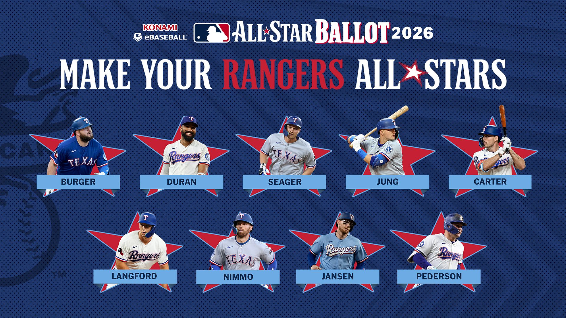 Rangers All-Star ballot