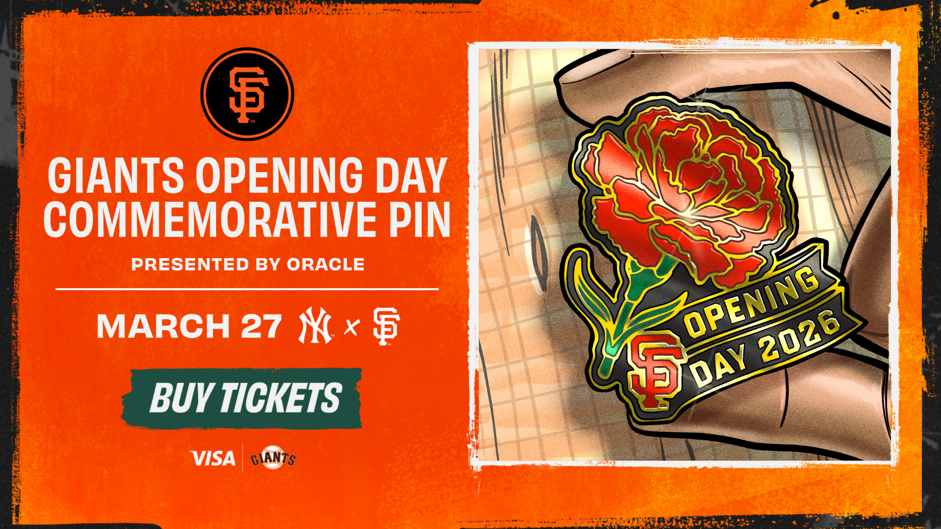 Opening Day pin