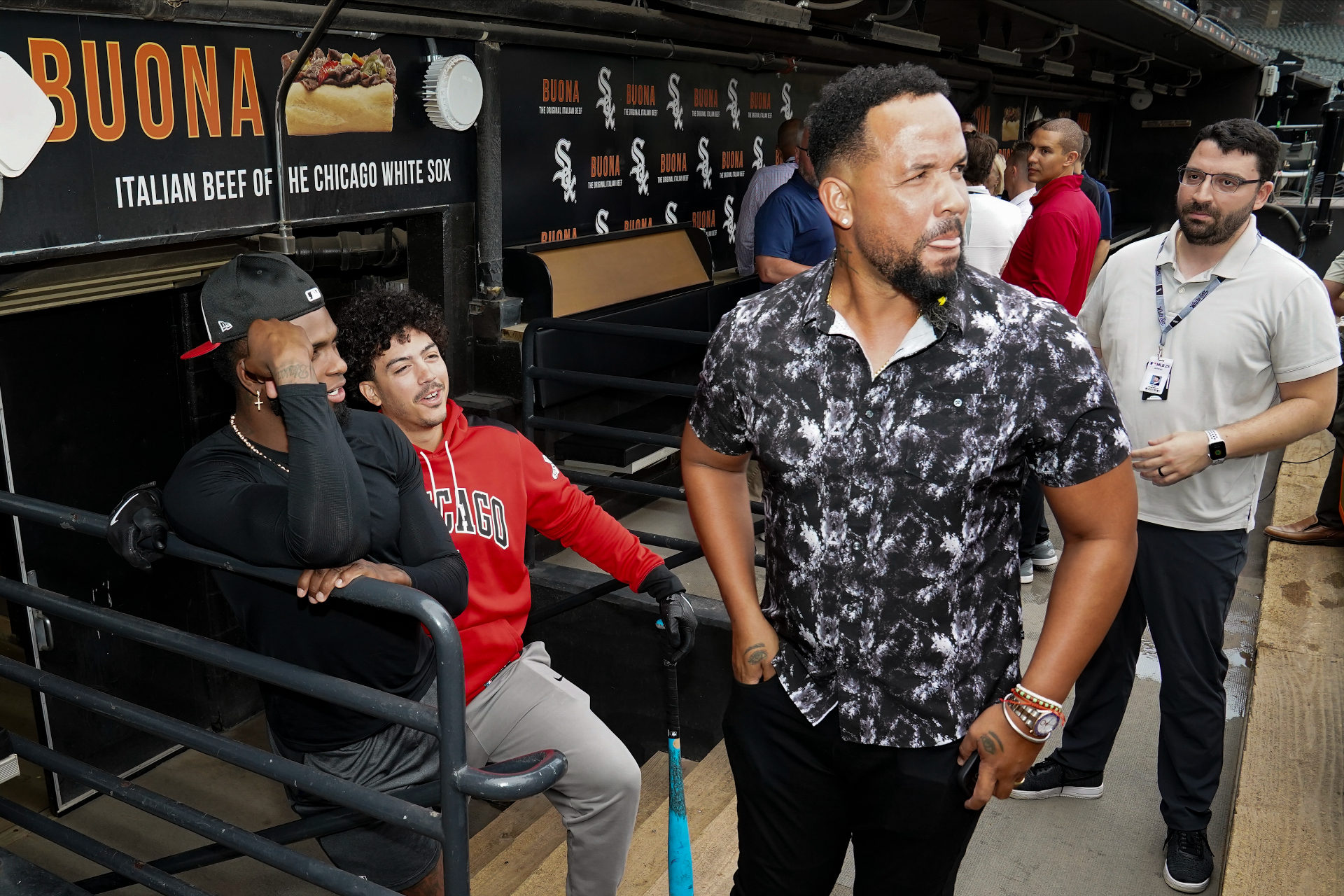 José Abreu visiting Rate Field in 2025