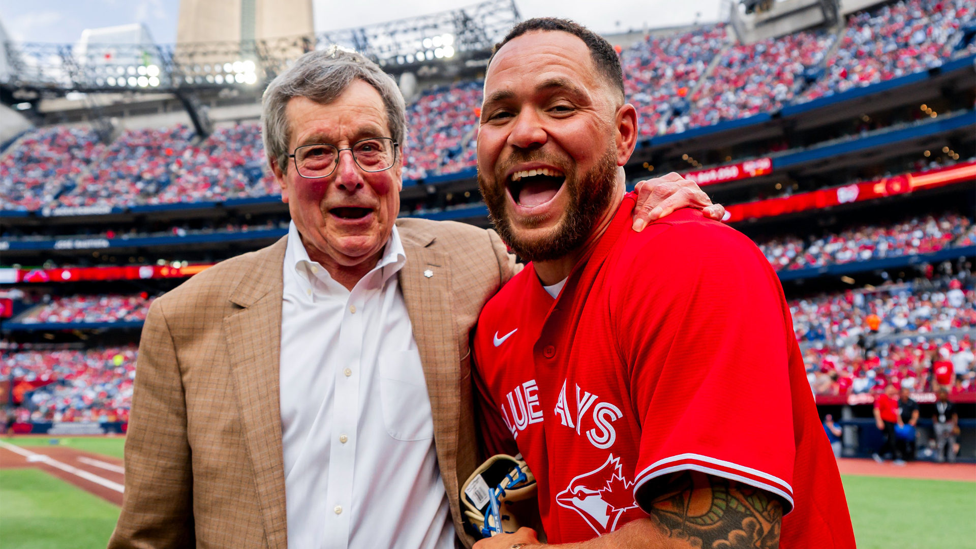 Canadian Baseball Hall of Famer Paul Beeston and All-Star Russell Martin