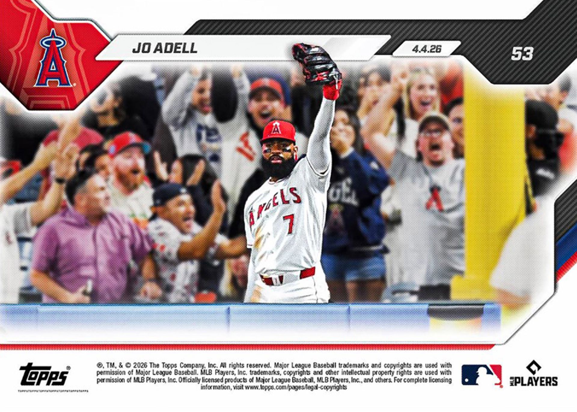 Jo Adell Topps card