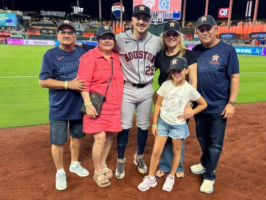 Raynel Delgado and his family