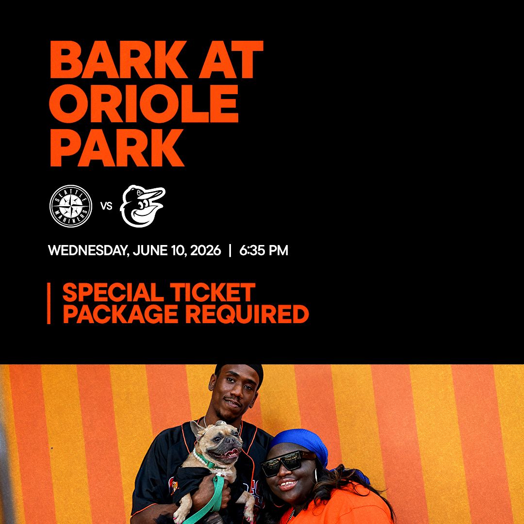 Bark at Oriole Park