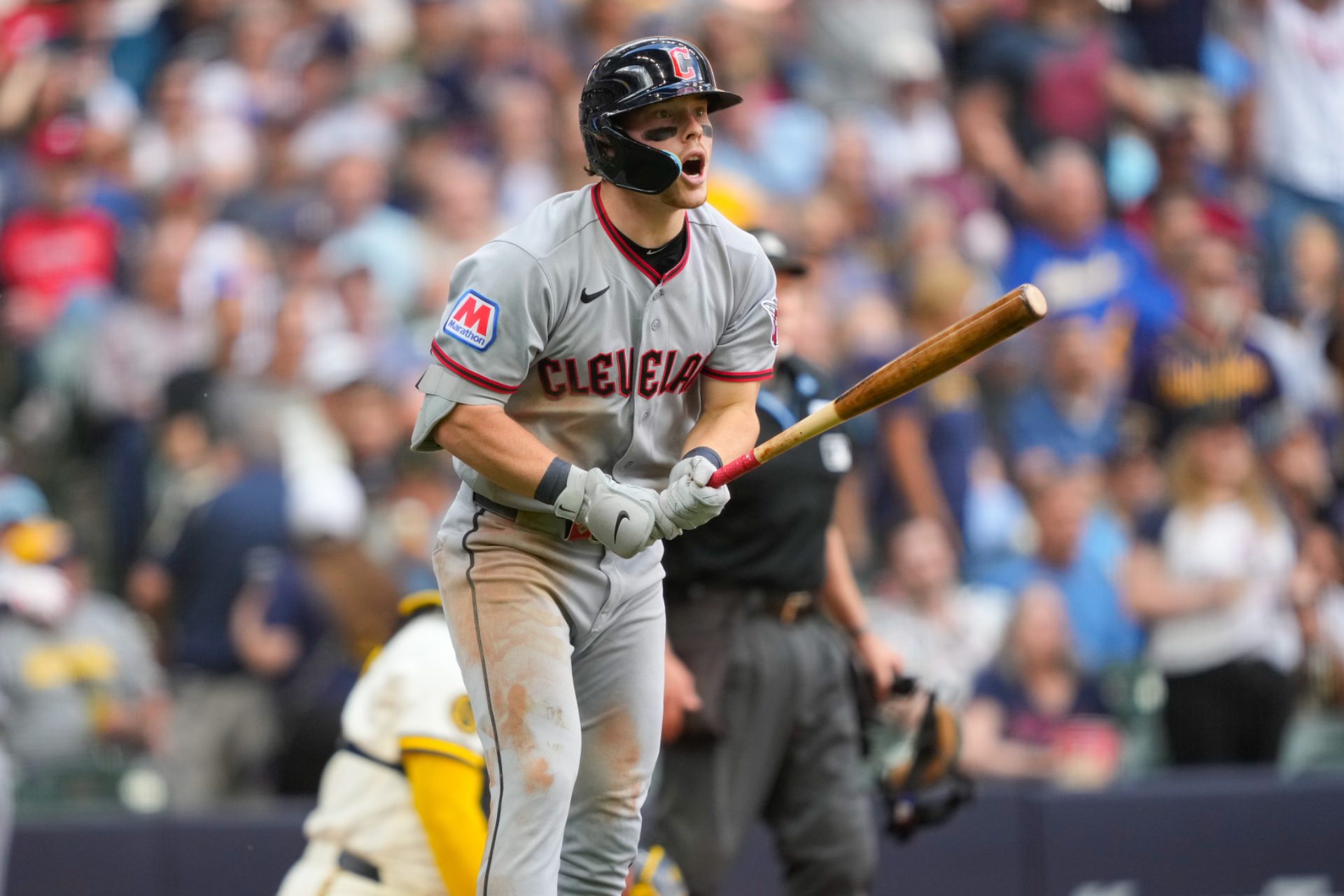 Travis Bazzana hitting a home run on Thursday