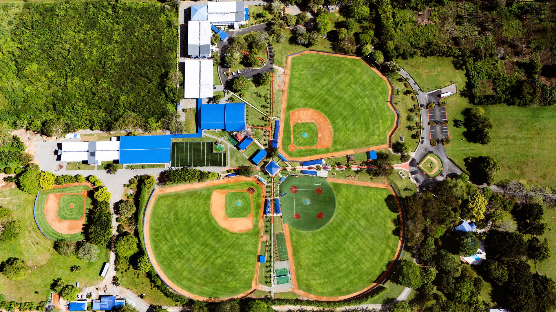 Overhead view of new Mets development facility