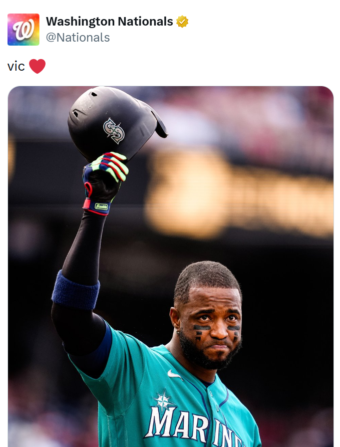 Nationals X post for Victor Robles