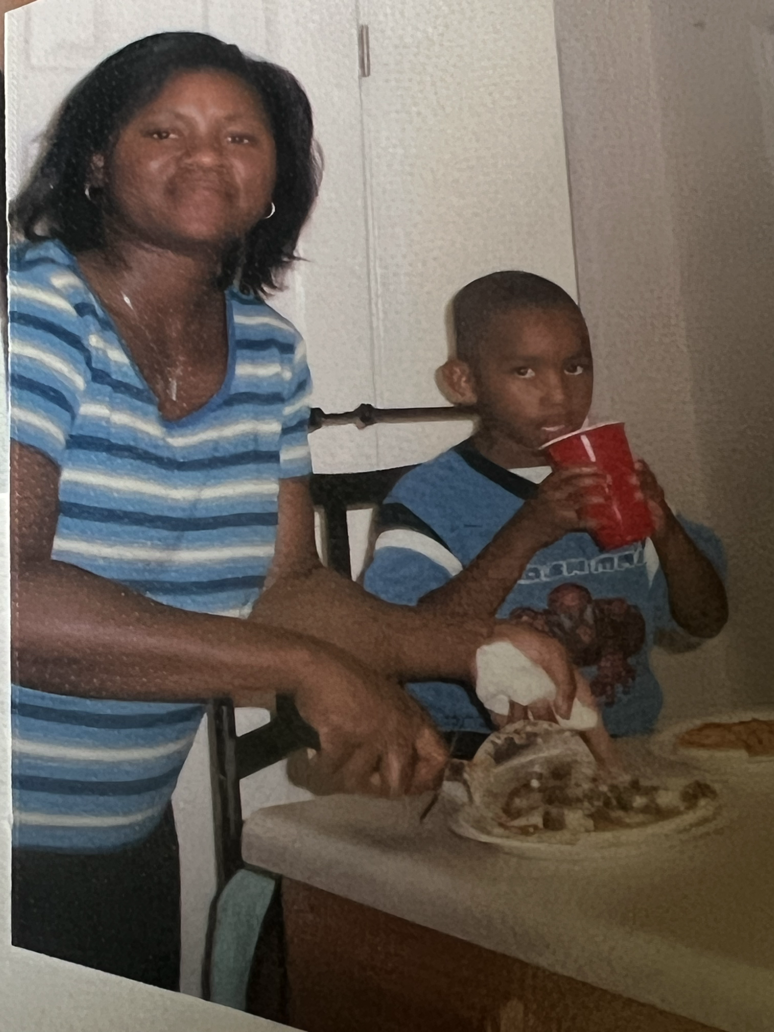 Jo Adell with his mom, Nicole