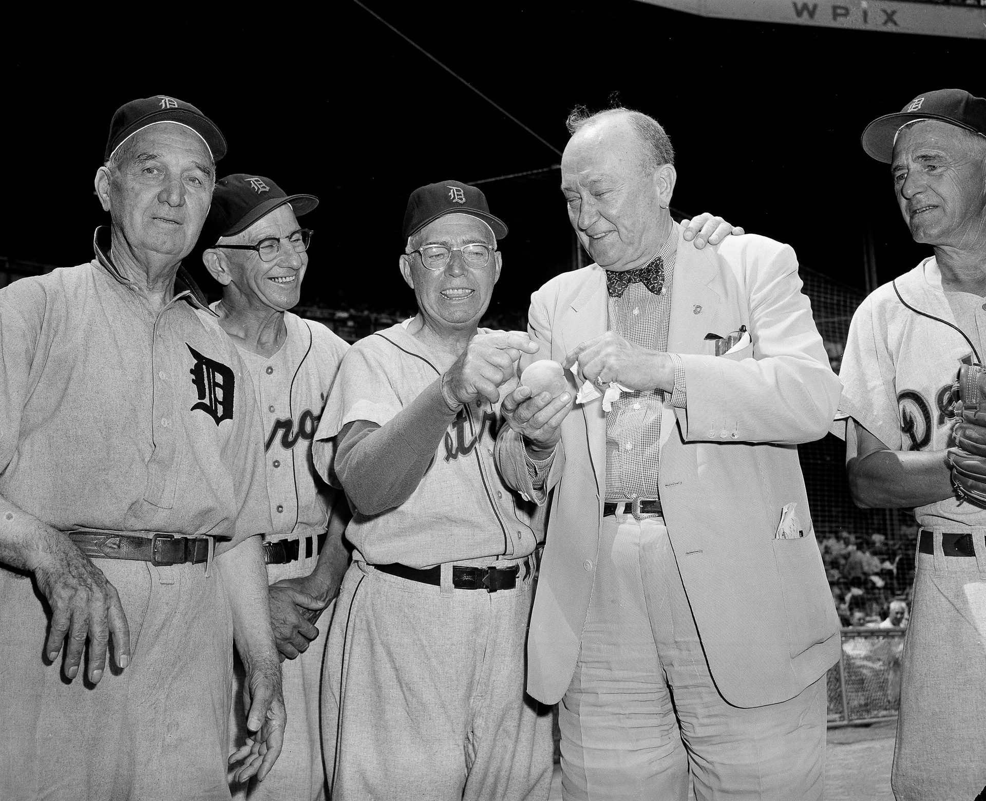 Davy Jones, Chick Shorten, Oscar Vitt and Ty Cobb