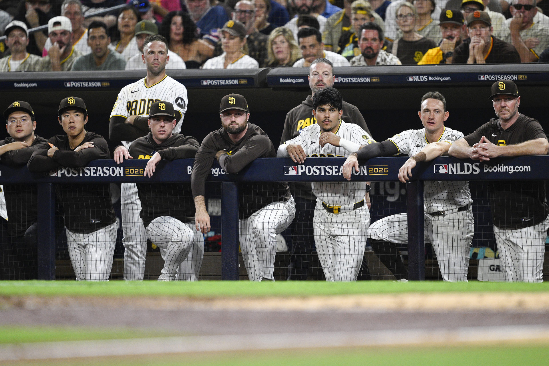 Padres dugout