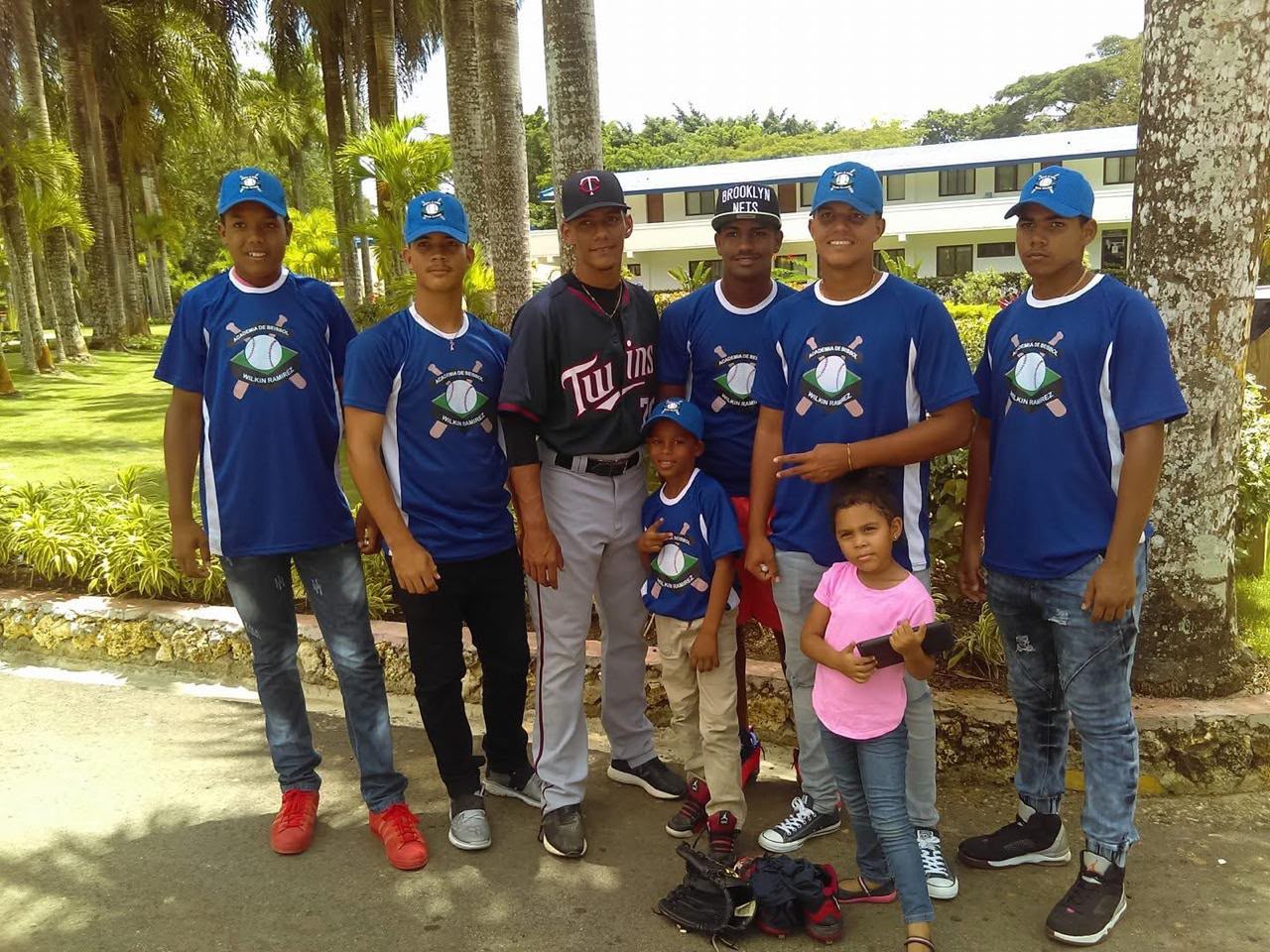 Esmerlyn Valdez at baseball camp