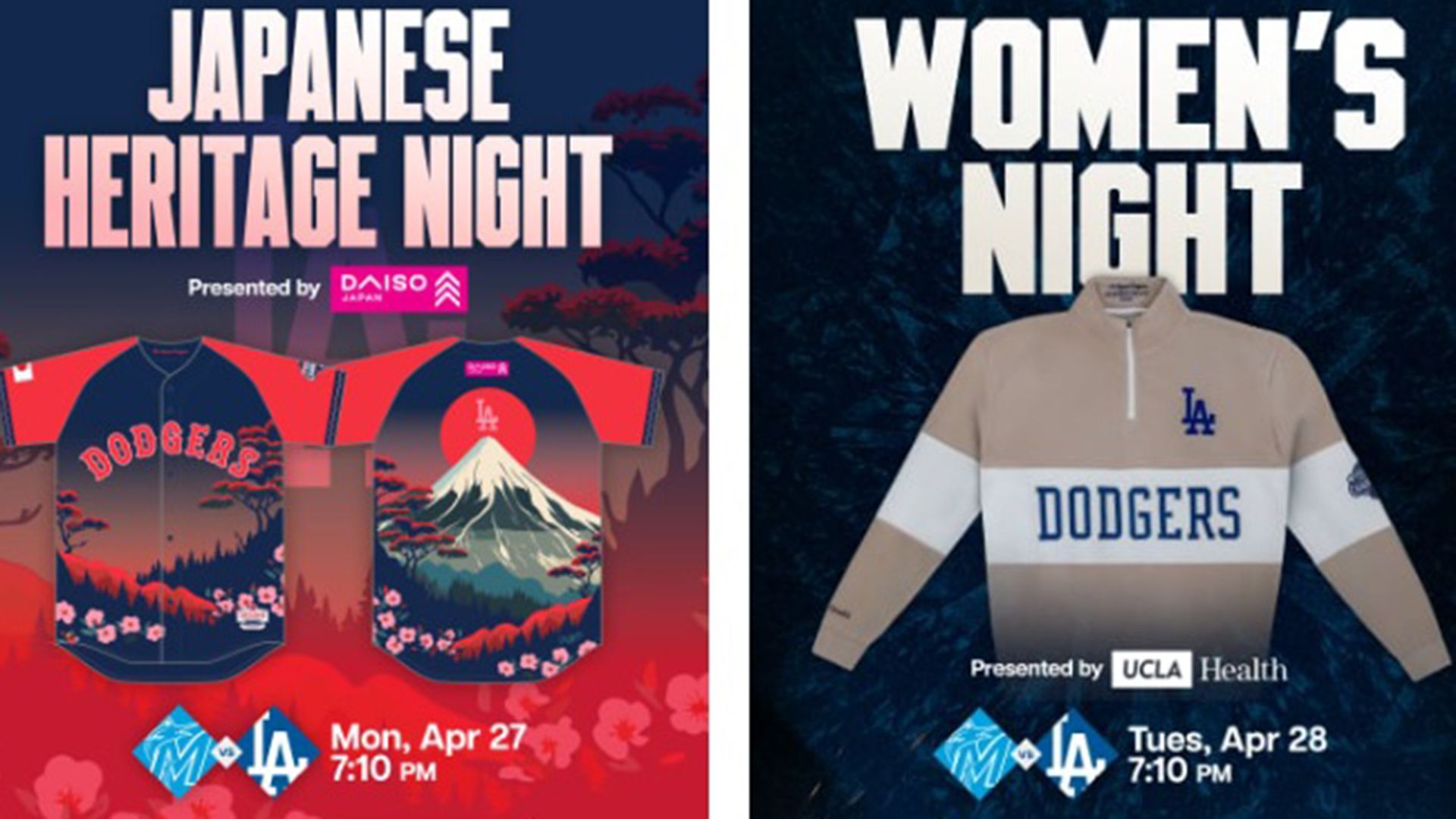 Dodgers promo nights