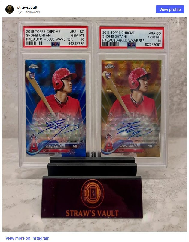 Shohei Ohtani Topps cards