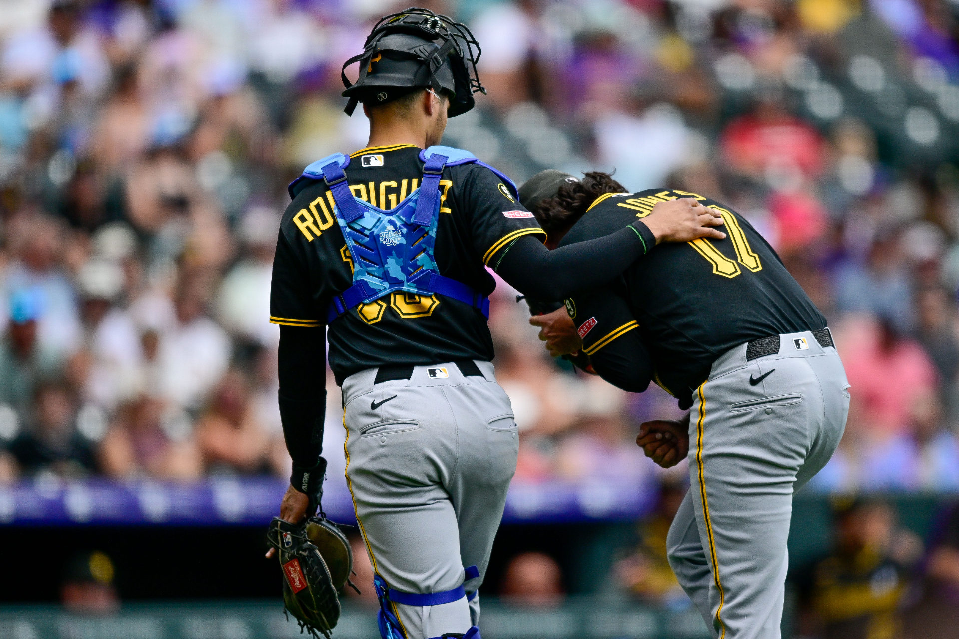 Endy Rodríguez and Jared Jones