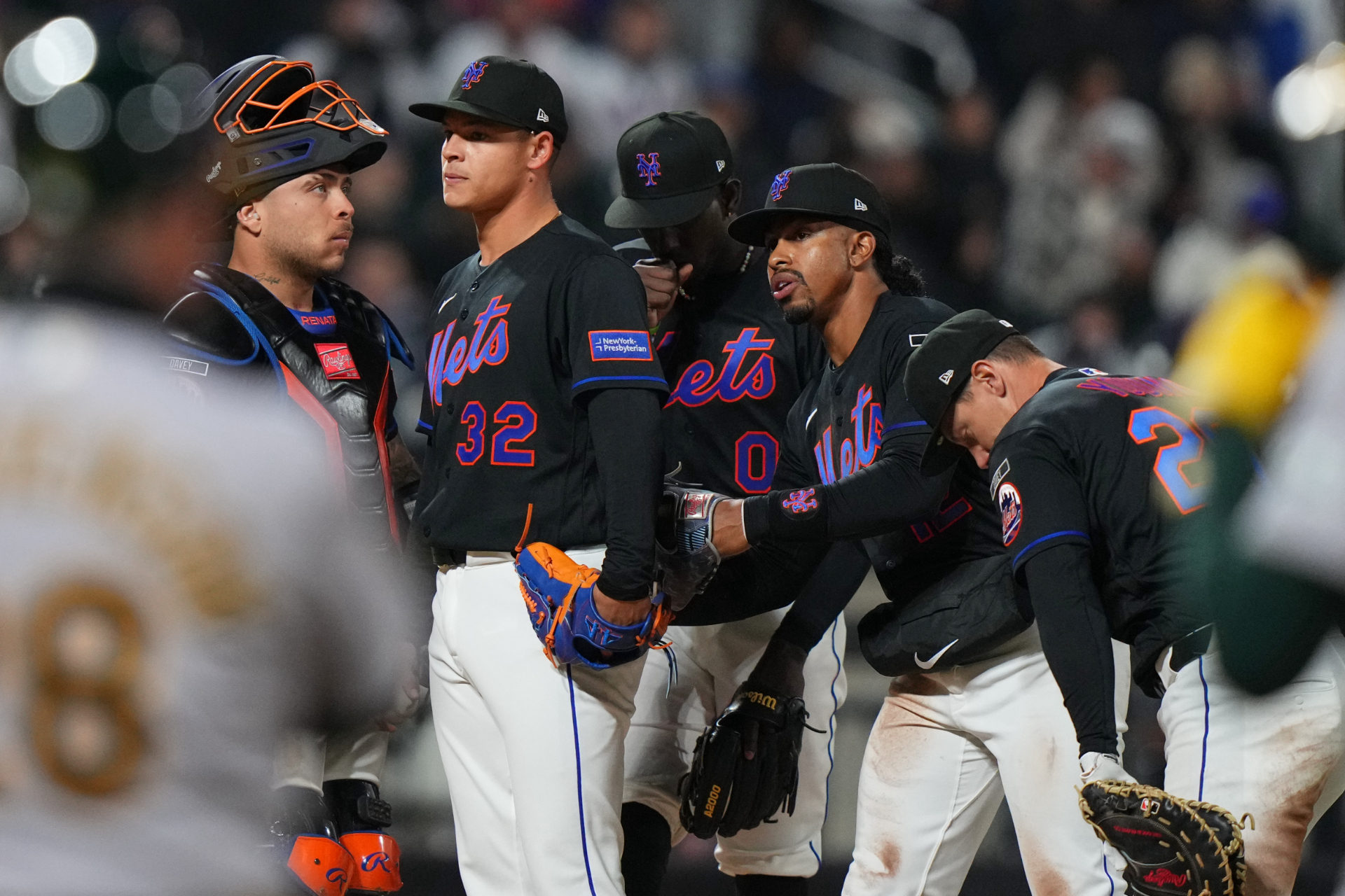 Francisco Alvarez, Tobias Myers, Ronny Mauricio, Francisco Lindor and Jared Young