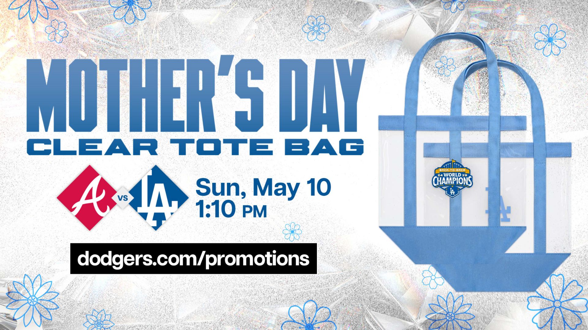 Mother's Day clear tote bag giveaway