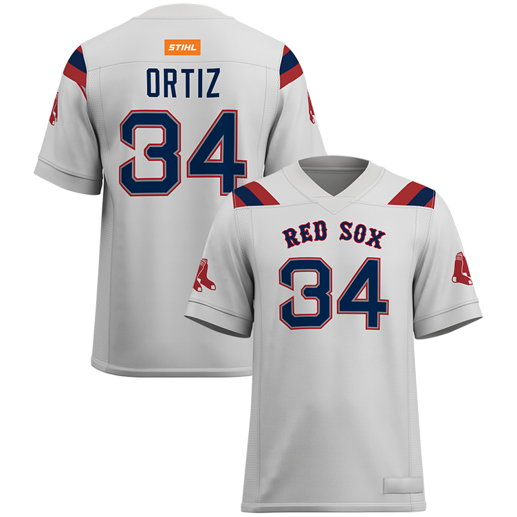 David Ortiz football jersey giveaway