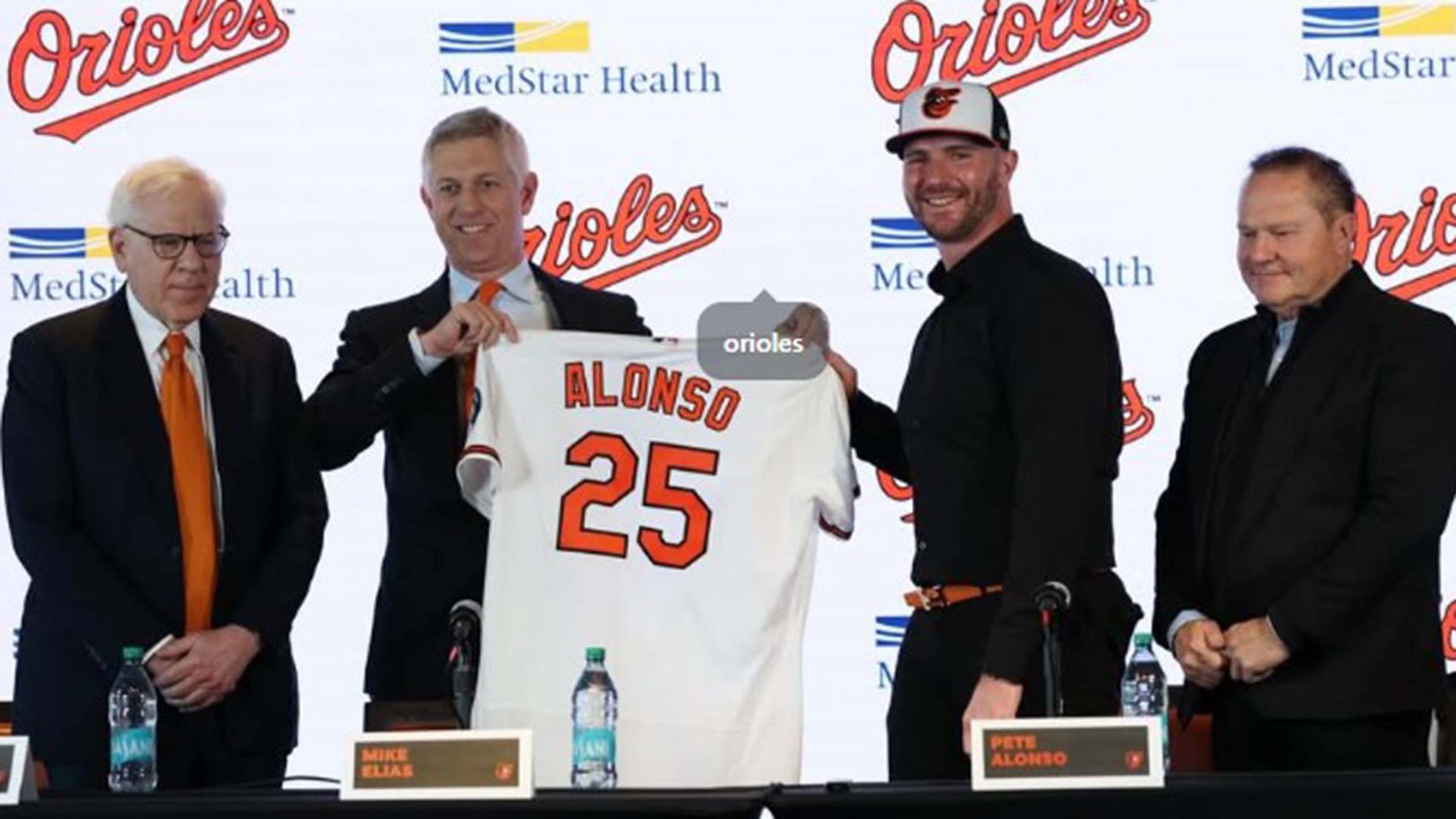Pete Alonso joins the Orioles
