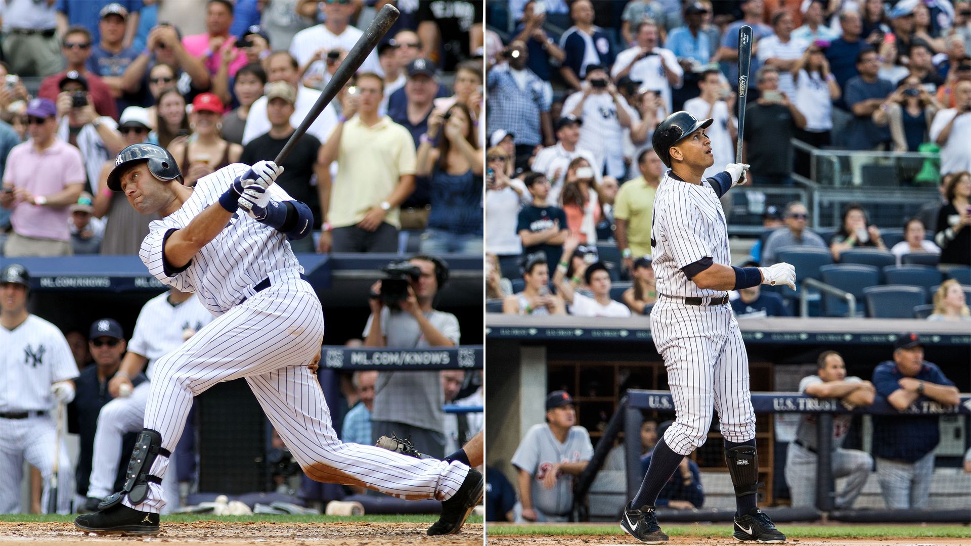 Derek Jeter and Alex Rodriguez