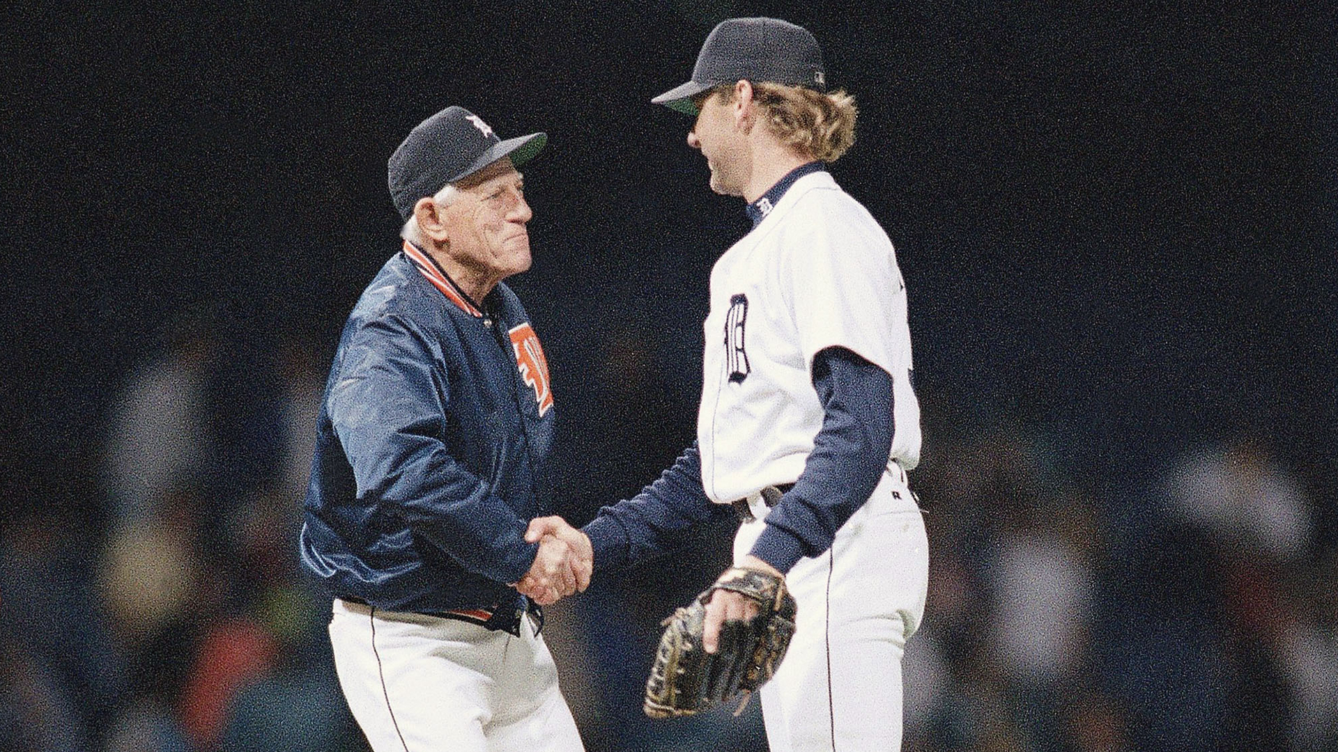 Sparky Anderson and Mike Henneman