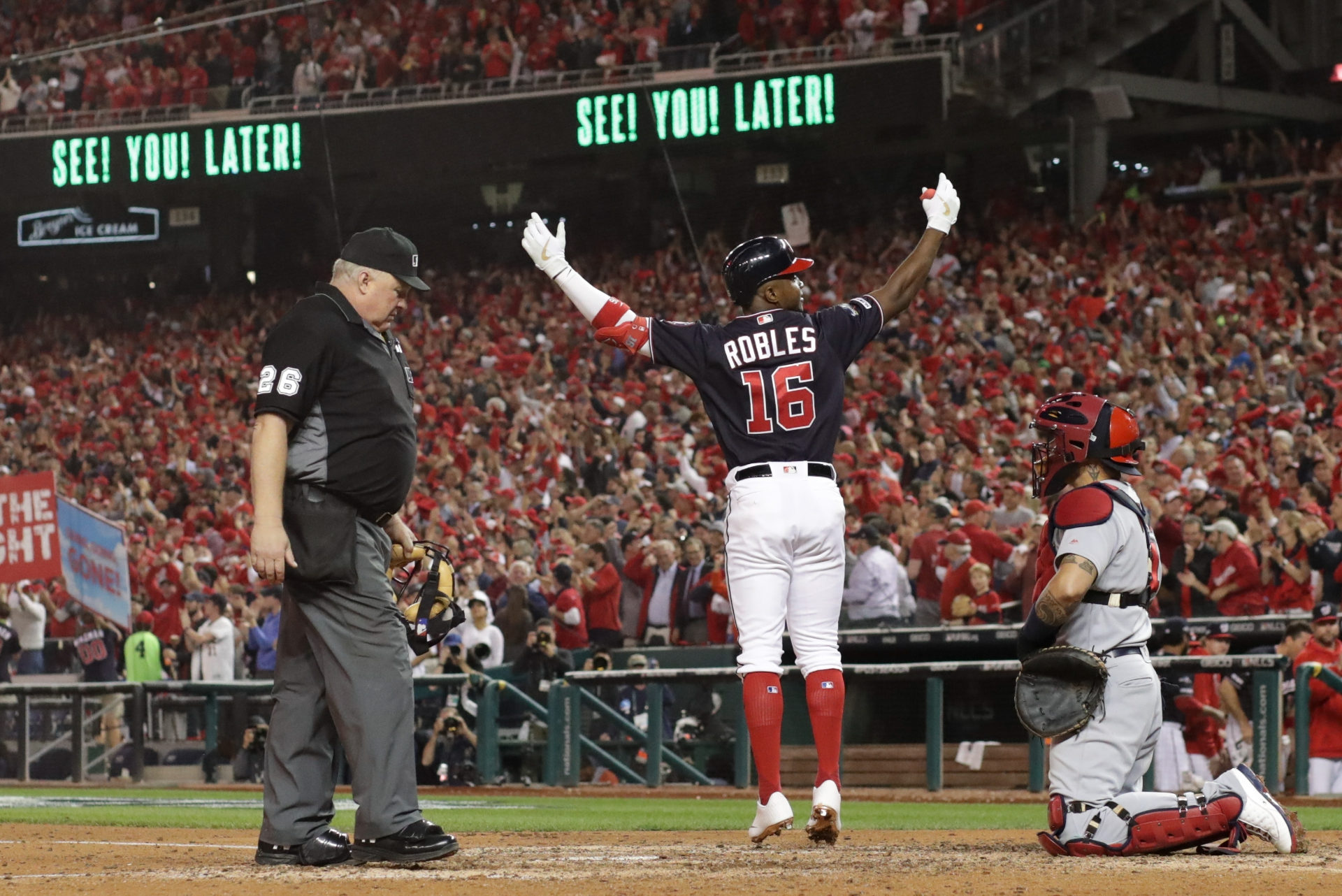 Victor Robles in 2019 NLCS Game 3